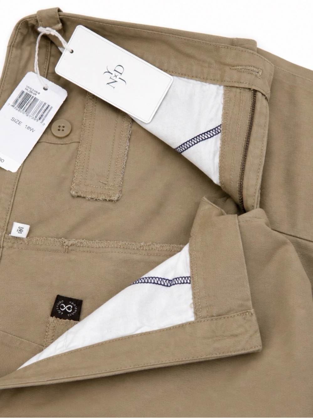 NYDJ Straight Leg Pants in Tan